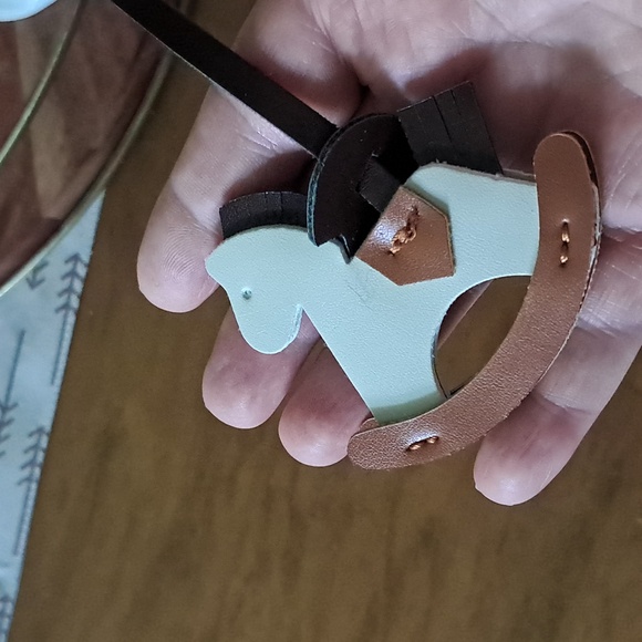Leather Rocking Horse For Purse/Luggage - Picture 4 of 5